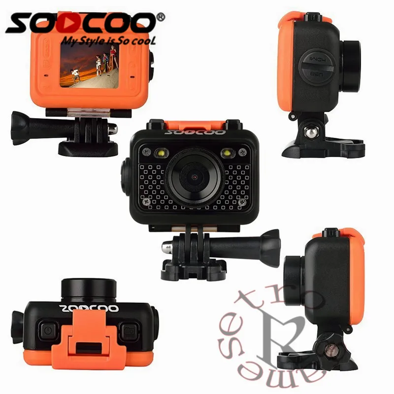 SOOCOO S60 HD 1080P WiFi Спортивная экшн-камера 170 градусов широкоугольный объектив 60 м