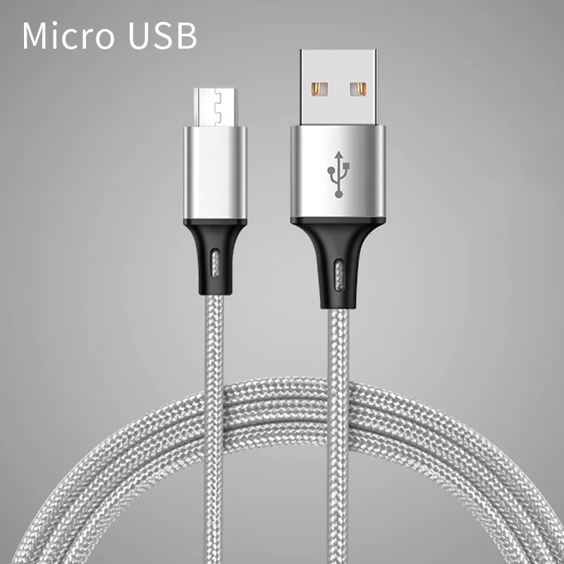 ZRSE USB зарядное устройство универсальное дорожное настенное зарядное устройство для мобильного телефона адаптер питания для iPhone X 7 samsung S9 Xiaomi huawei P20 EU Plug - Тип штекера: 1M Micro USB Silver