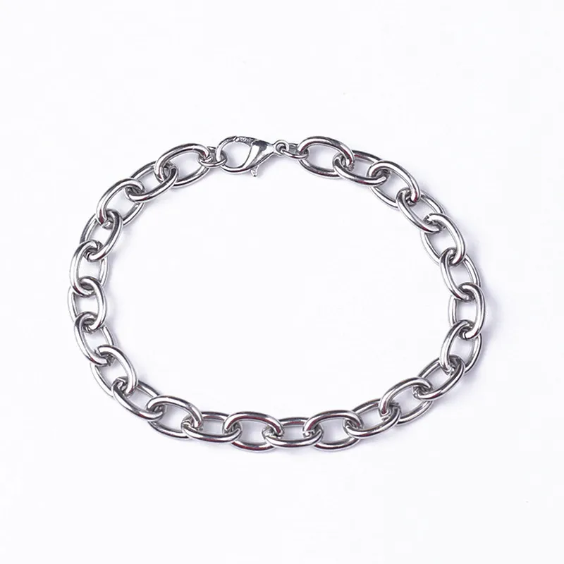 KLDY 316L браслет цепочка из нержавеющей стали для мужчин и женщин браслеты цепочки