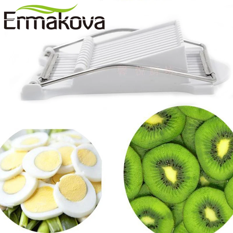 Терезка для мяса ERMAKOVA Ломтерезка яиц из нержавеющей стали слайсер банан питая