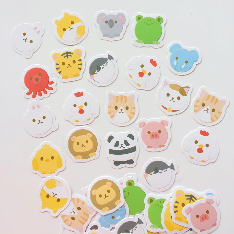 45 искусственных наклеек в виде панды свиньи кролика|gift gifts|gifts bookmarksgift diy |