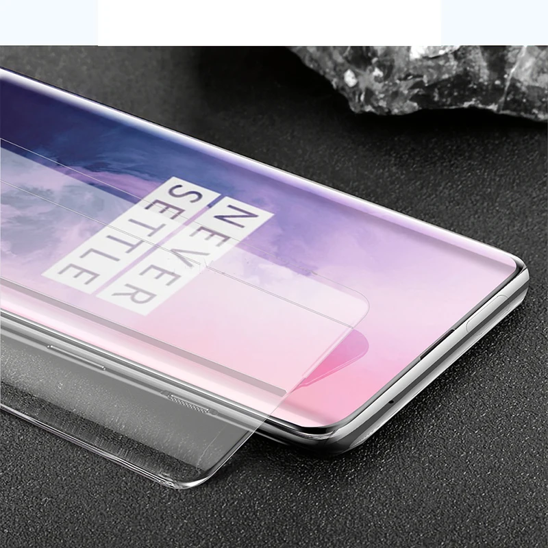 Для samsung Galaxy Note 8 S8 S9 Plus Защитная пленка для экрана полностью изогнутая жидкая УФ прозрачная накладка из закаленного стекла отпечатков пальцев