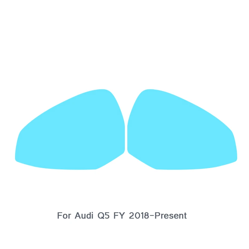 2PCS Anti Fog Car Window Clear Film Rearview Mirror Protective For Audi Q5 FY 2018-Present Waterproof Sticker | Автомобили и