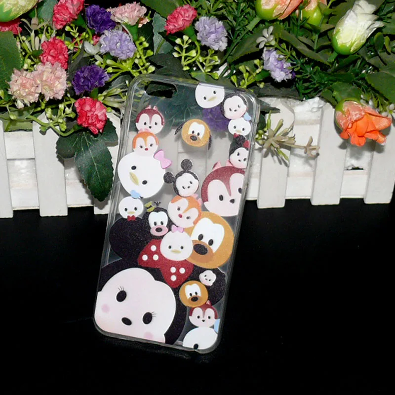 Ультра тонкий мультфильм ТПУ чехол для iPhone 6 плюс ромашка мягкий TPU 6s шеллак гель
