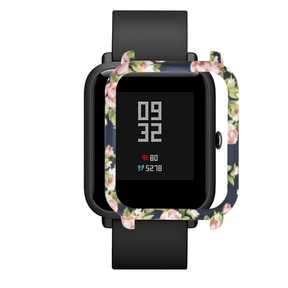 ПК камуфляжные часы защитный чехол для Xiaomi Huami Amazfit Bip Bit youth Smart Watch печать с