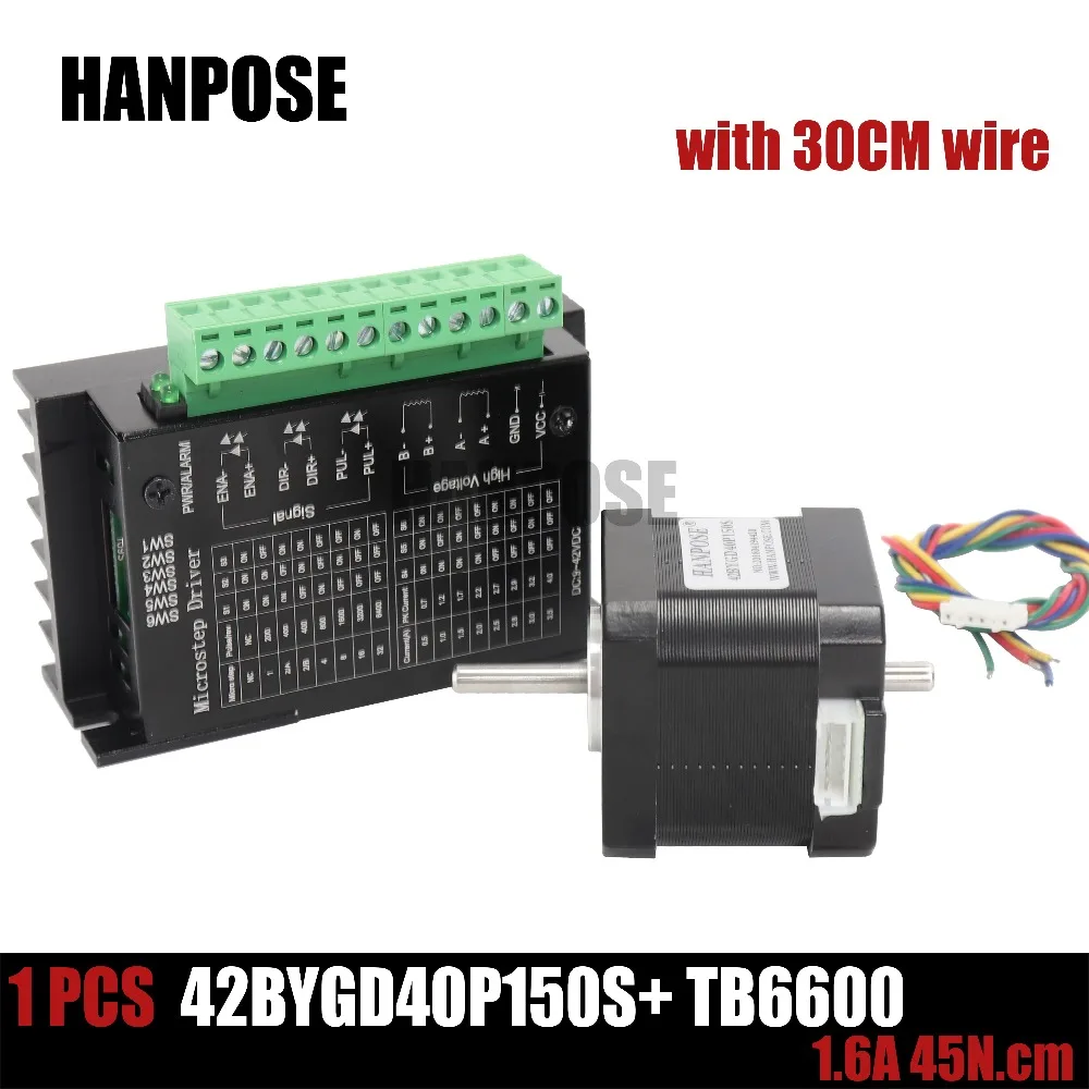 4-привести двойной оси шагового двигателя 42 двигатель Nema 17 17HS4401S-D150S двигатель с TB6600 драйвер для ЧПУ 3D принтера