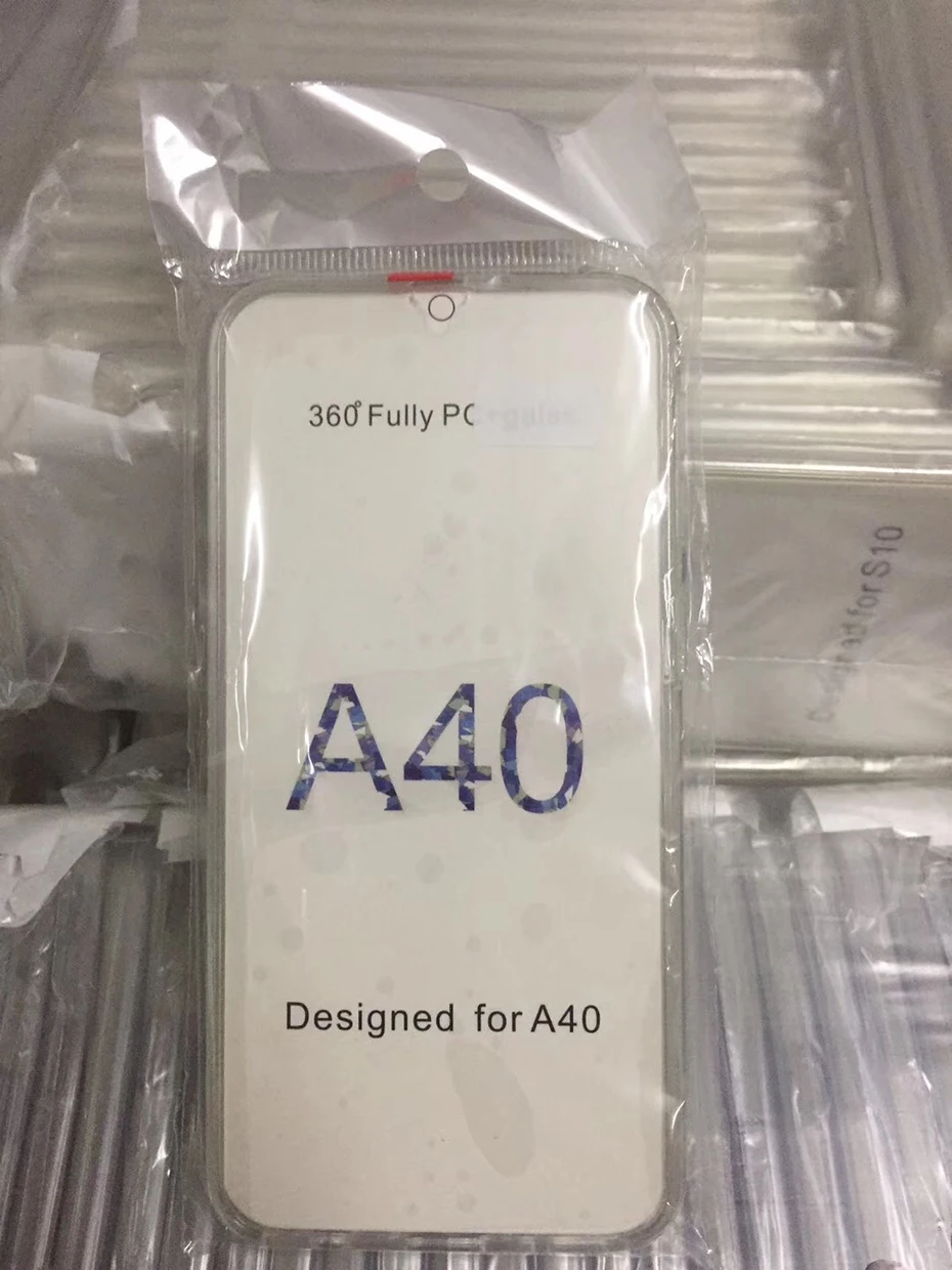 Роскошные 360 Полное покрытие силиконовый чехол для телефона для samsung Galaxy A7 S8 S9 S10 плюс A50 A30 S10e M10 M20 прозрачный из ТПУ и ПК чехол