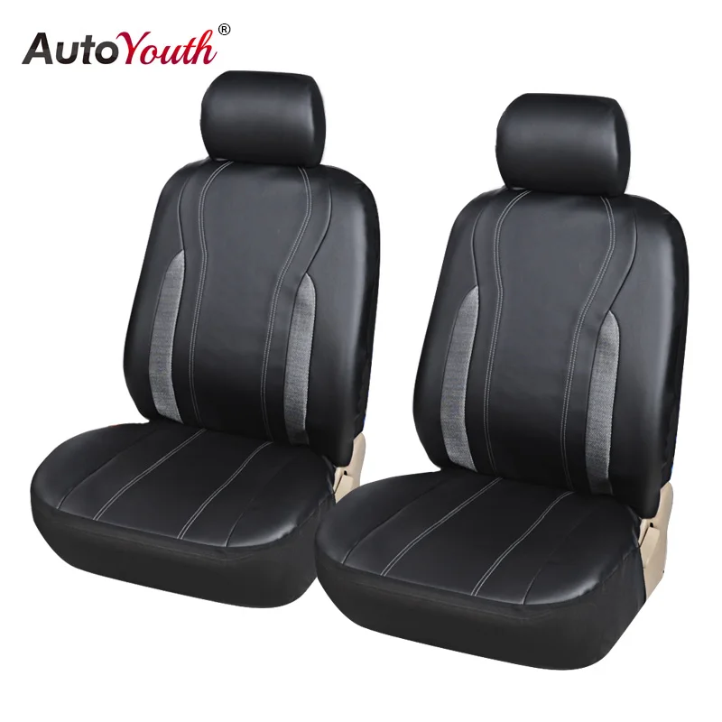 AUTOYOUTH Чехлы Из Экокожи На Передние Сиденья Для Машины Универсальные Toyota Лада Renault