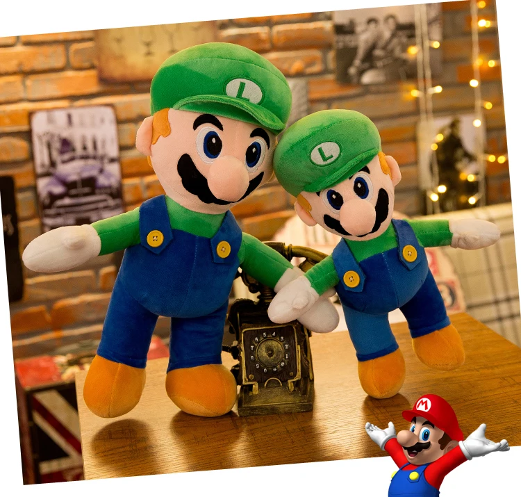 1 шт. 35 см 45 55 мультфильм аниме милые Super Mario Louis плюшевые куклы сладкий держать