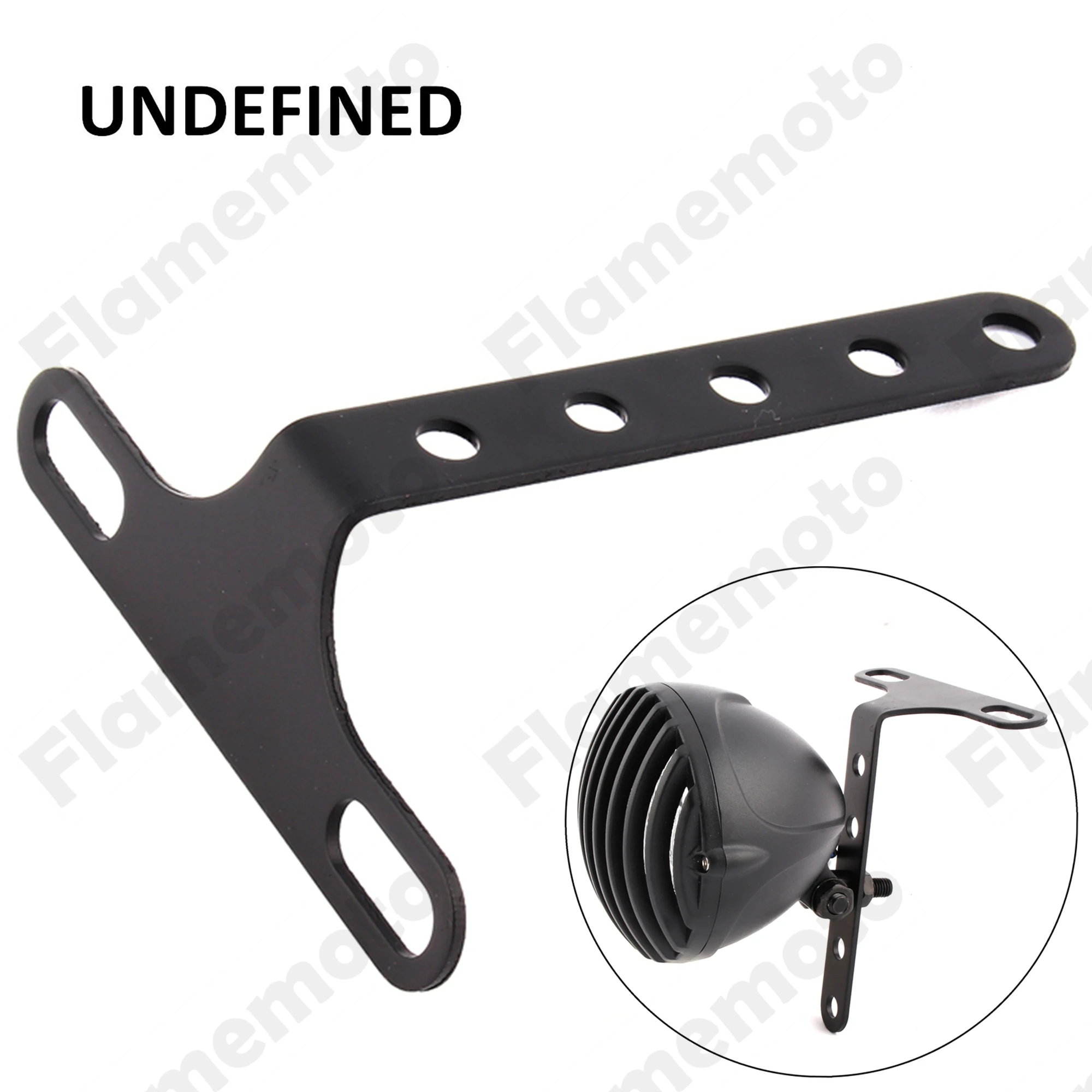 Аксессуары для мотоциклов черный Регулируемый кронштейн передних фар Harley Cafa Racer