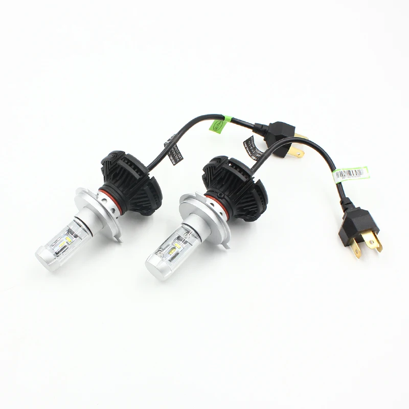 FStuning 9004 9007 H13 H4 светодиодные фары лампочки 50 W 6000LM Авто 3000 K 6000 8000 противотуманные