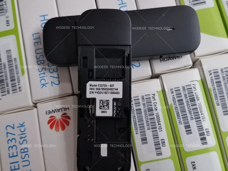 Разблокированный 150 Мбит/с LTE USB ключ Huawei E3372 LTE 4G USB модем с внешней антенной порт E3372h-607