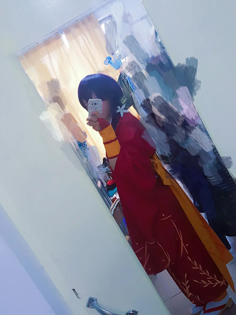 Кимоно бродячие псы Kyoka Izumi костюм для косплея с черным бантом 11|cosplay costume|kimono