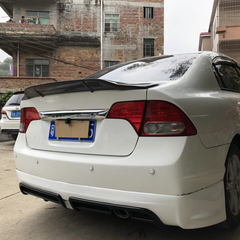 CEYUSOT для реального углеродного волокна женский старый Honda Civic 2006-11 багажник