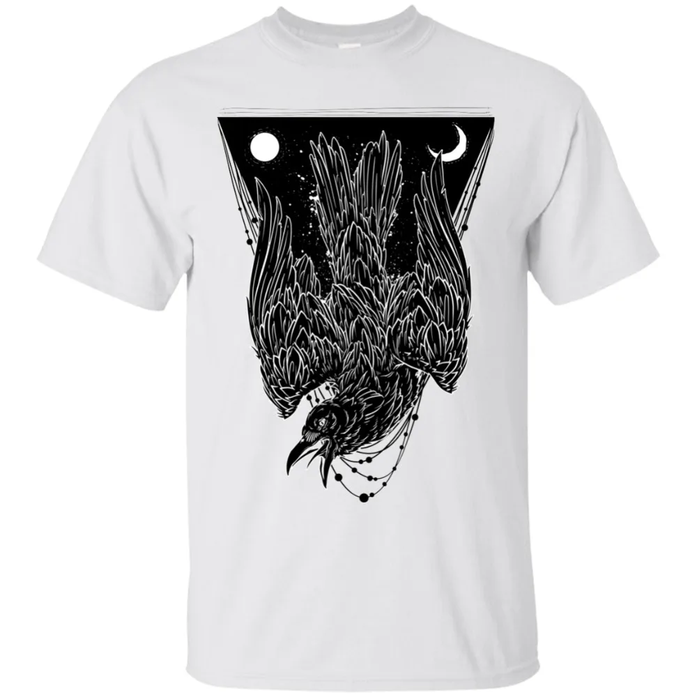 

Black Crow T-Shirt, Crow Graphic Shirt, Men Unisex Crow Tribe In Summer of 2018 Pop Cotton Man Tee Funny Tee Shirts