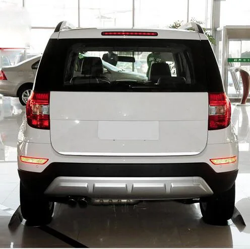 Накладка на заднюю дверь багажника задняя крышка для Skoda Yeti 2013 2014|Наклейки