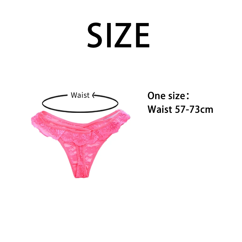 Женские кружевные трусики Ажурные сексуальные с заниженной талией прозрачные
