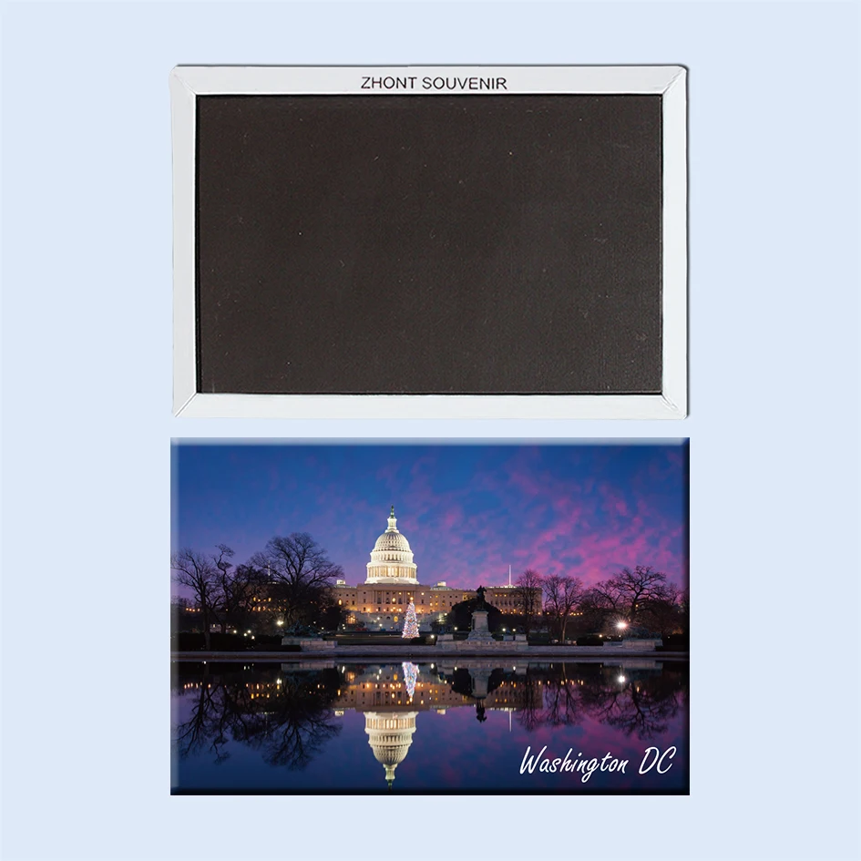 

nights Washington DC The United States 22595 Landscape Magnetic refrigerator gifts for friends Travel souvenirs