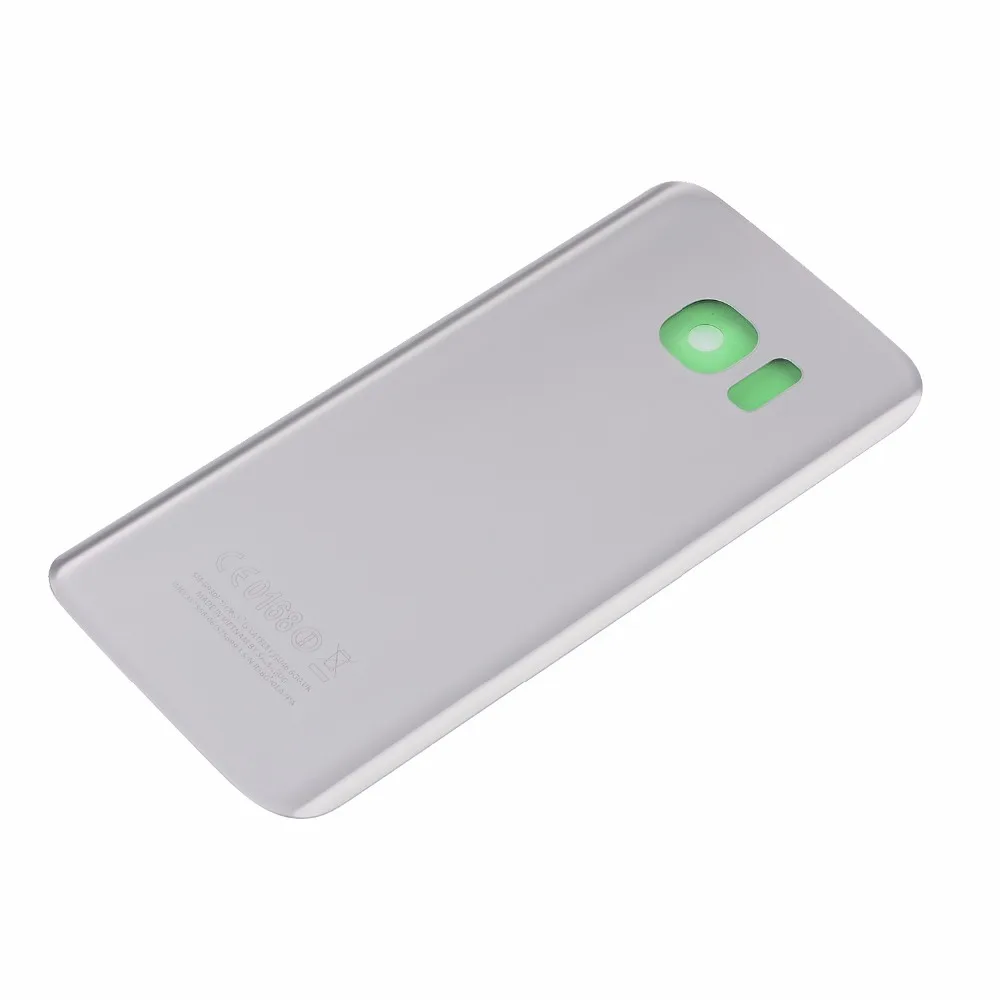 10 шт. для samsung Galaxy S7 G930 G930F S7 край G935 G935F сзади Стекло Батарея крышка двери Корпус чехол+ клей Стикеры