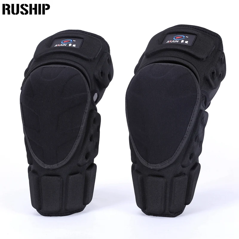 Kevlar 2pcs Knee And Elbow Support Adult Field Pulley Bike Motorcycle Knee Protector Brace Protection Elbow Pads Riding Exercise