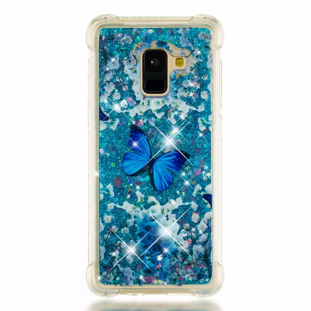 SM-A530F Shiny Case For Samsung Galaxy A8 2018 Silicone Cover Plus phone case for samsung A82018 SM-A530X box |