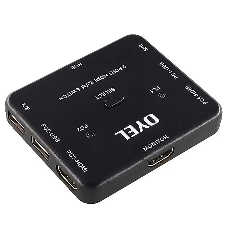 HDMI KVM переключатель 1 4 v коммутатор 2 порта шт обмен устройства для клавиатуры мышь