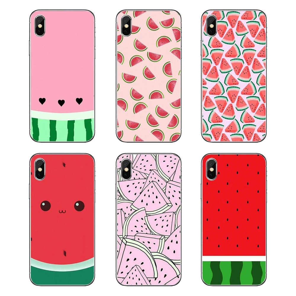 Phone Cover Cartoon Watermelon Fruit Summer Pattern Collage For Huawei P20 Lite Nova 2i 3i 3 GR3 Y6 Pro Y7 Y8 Y9 Prime 2018 2019 |