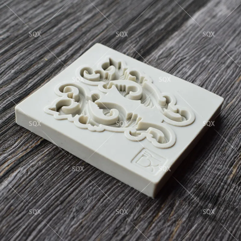 Рельефные европейские ретро формы для выпечки торта с мастикой силиконовые