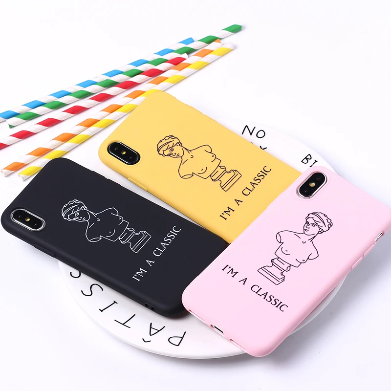 David Art I Am Classic Girl Boss For iPhone 12 11 6S 5S SE 8 8Plus X 7 7Plus XS Max Soft Silicone Candy Case Fundas Coque Cover | Мобильные