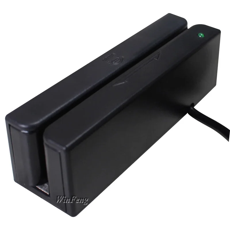 Считыватель карт с 3 магнитными полосами USB компактное финансовое оборудование