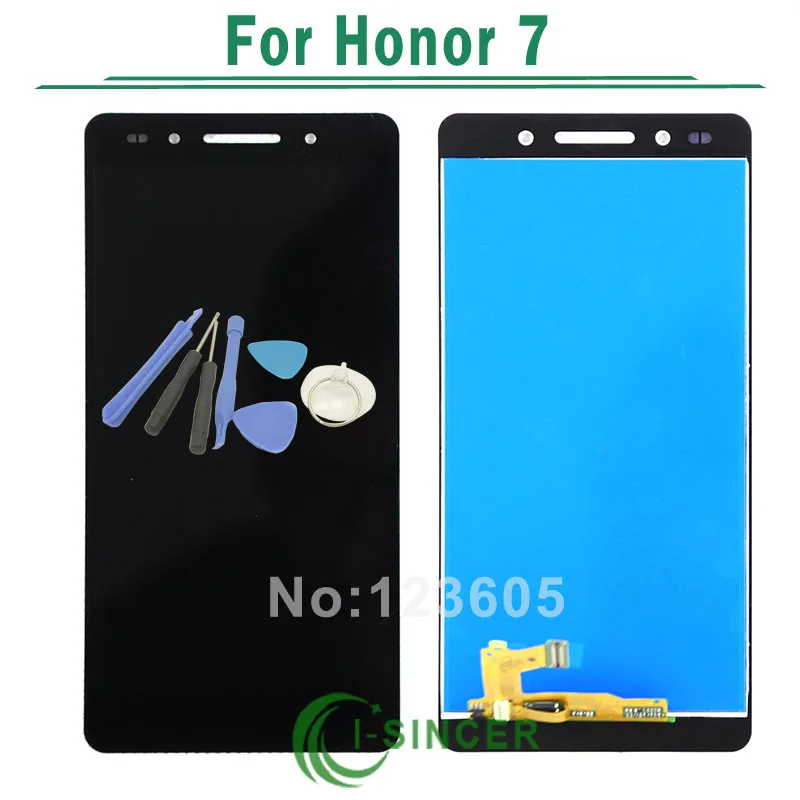 White Black Gold For Huawei Honor 7 LCD Display Screen With Touch + Digitizer Assembly +Tools Free shipping | Мобильные телефоны и