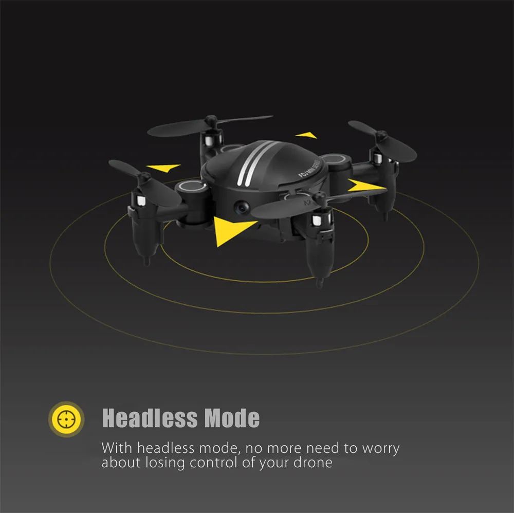 RC карман Quadcopter Складная 2 4 г 4CH 6 оси гироскопа Headless режим дрона Дрон 3D