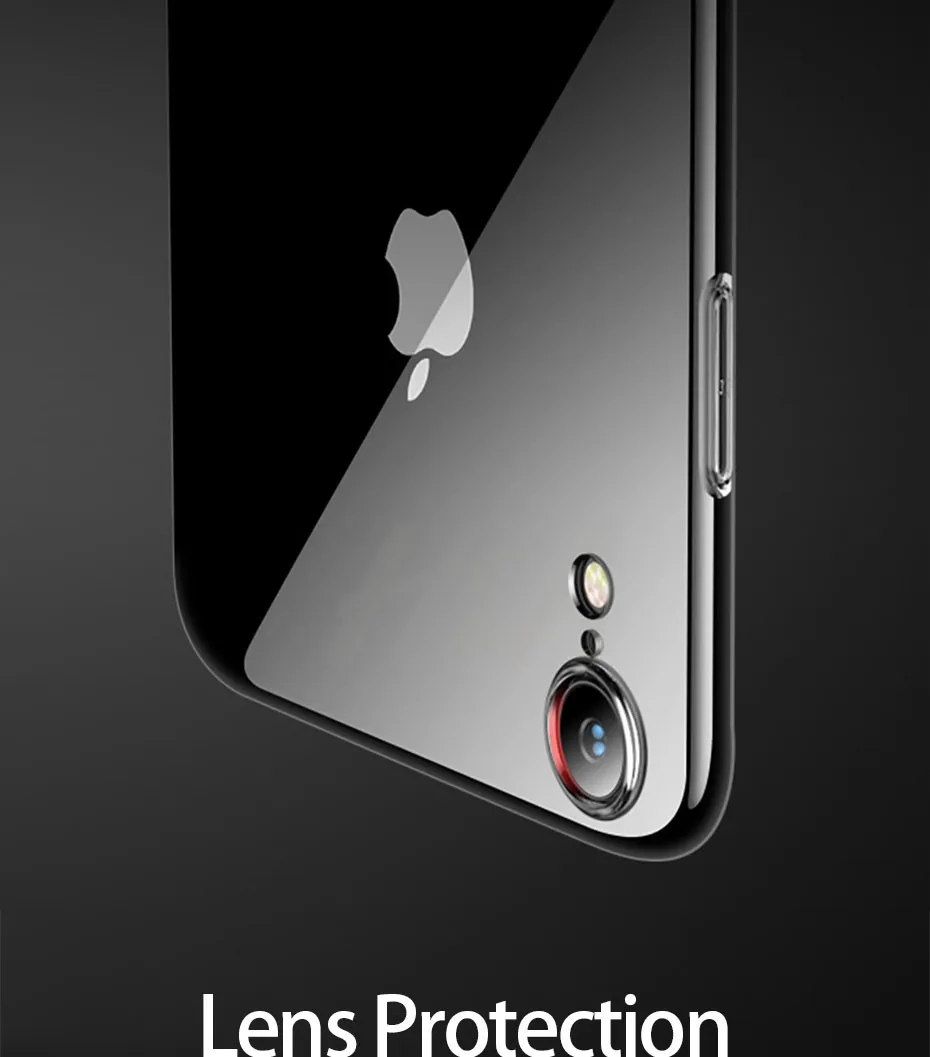 H& A Ультратонкий Прозрачный чехол для Apple iPhone X XS Чехлы для Max XR прозрачный мягкий ТПУ чехол для iPhone XR XS Max чехол для телефона Capa