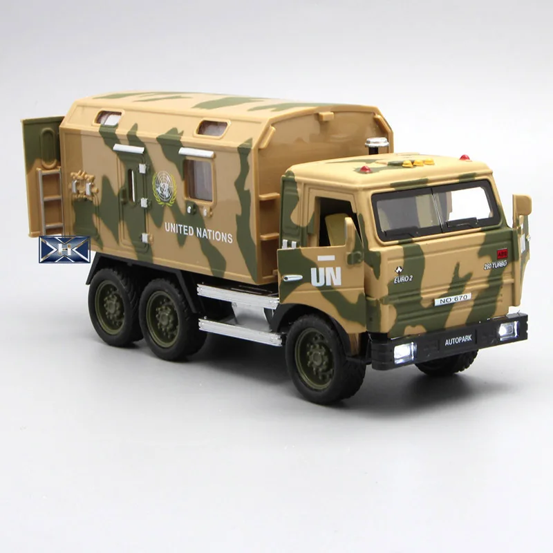 1:32 внедорожная военная модель автомобиля игрушки военного транспортера КАМАЗ из
