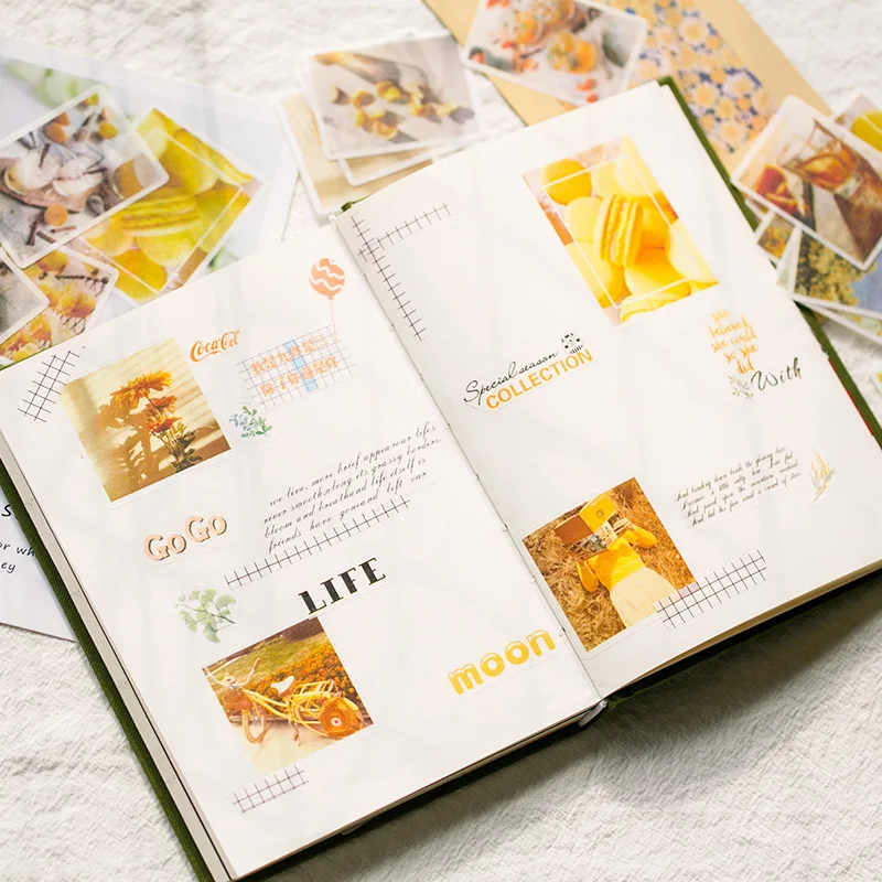 60 шт./лот японская декоративная бумажная наклейка цветочный дневник