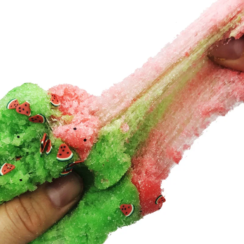60 мл Лизуны в виде фруктов пушистый слизи облако Slime Лепка клей Slimes игрушка Лизун