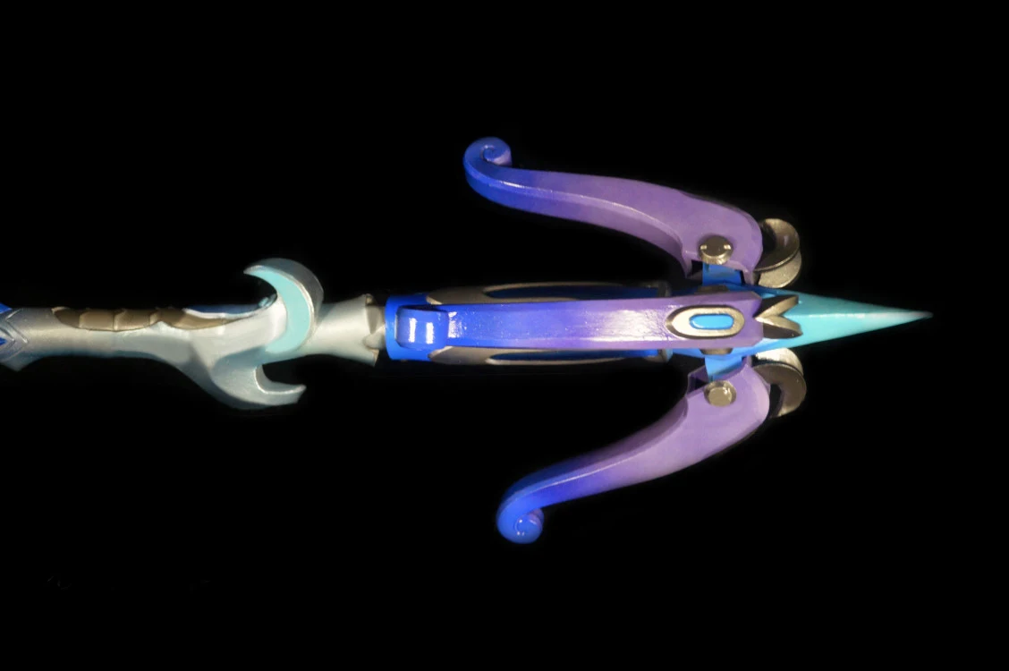 Overwatch Atlantic All-Stars Mercy Caduceus Staff cosplay Replica Prop