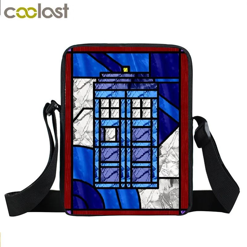 Сумка-мессенджер Doctor Who для женщин и мужчин, повседневная дорожная сумка для детей, мини-сумки на плечо Dr Who, детские школьные сумки через плечо - Цвет: XKB SMBS02