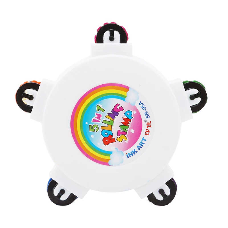 Дети цветок прокрутки стемпер печать Игрушка пользовательские пластиковые