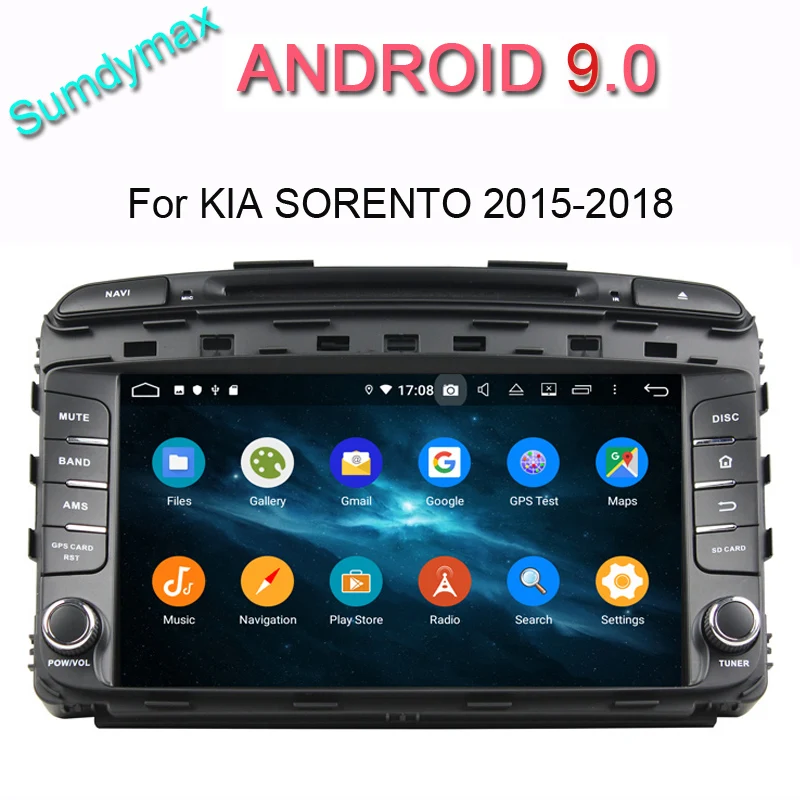 TDA 7851 Octa core android 9 0 автомобильный dvd gps плеер для KIA sorento 2015 2016 2017 2018 с навигацией 4G RAM