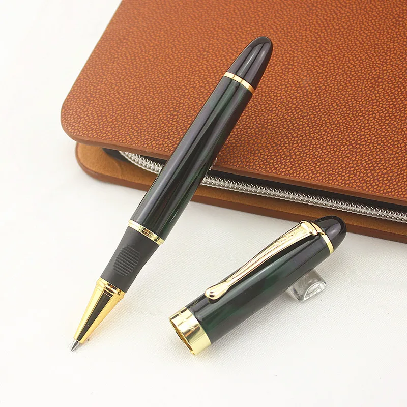Jinhao X450 металлический круглый РОЛИК ручка без пенал Роскошные школьные канцелярские принадлежности Роскошный письменный милые ручки