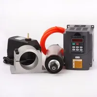 CNC шпиншпиндель с водяным охлаждением 220 3,5 2 2 2 шпинделя 13 13 13 13 ER20 цанговый водяной насос м