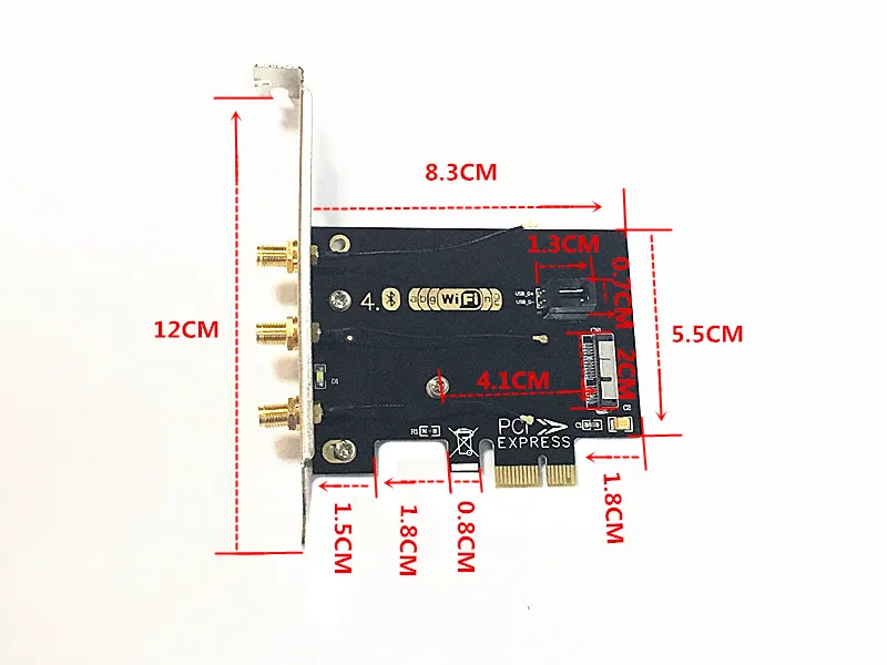 Бесплатная доставка Двухдиапазонная 802 11 AC беспроводная Wi-Fi карта BCM94360CS
