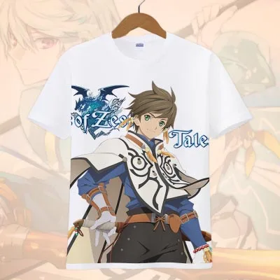 Футболка для косплея аниме Aselia the Tales of Zestiria X Sorey Edna повседневные хлопковые топы