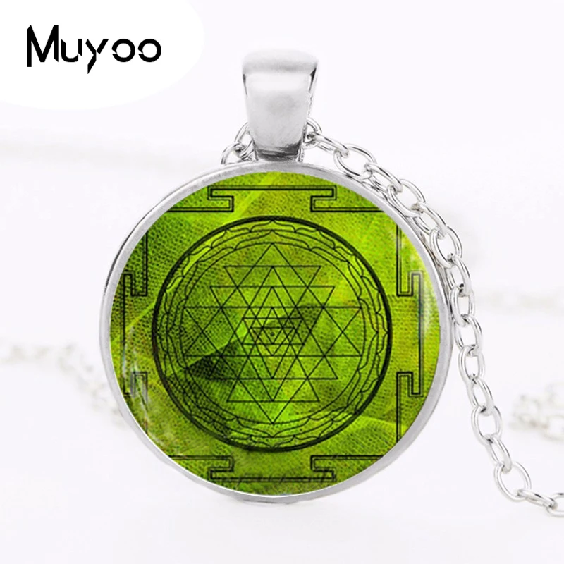 2017 новейшее ожерелье мандалы с необычным узором ювелирные изделия из стекла