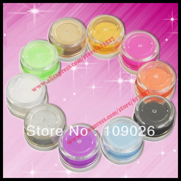 Акриловый порошок для дизайна ногтей 10 цветов|powder magic|powder dispenserpowder nail art |