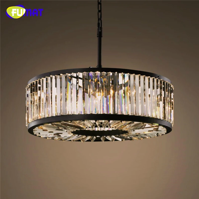 Винтажная хрустальная люстра FUMAT потолочный светильник в стиле лофт лампа для