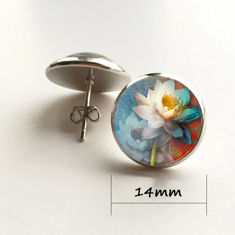 Индийские ювелирные изделия серьги с рисунком Мандала lotus Ювелирные OM для женщин