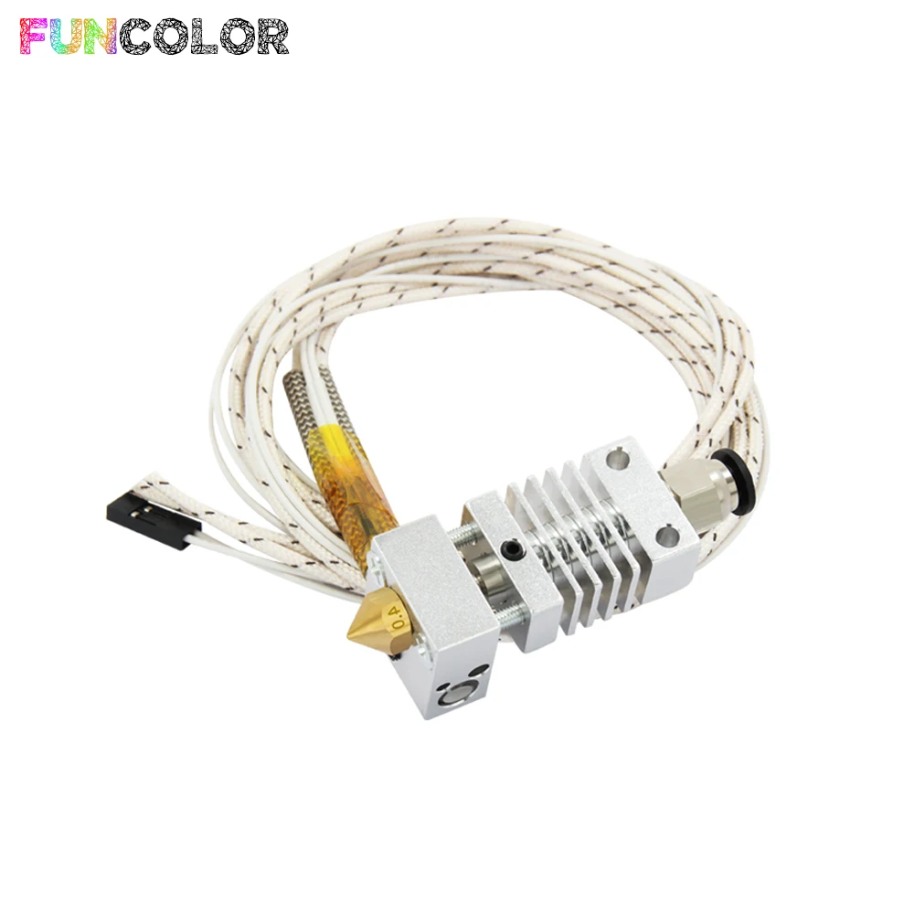 Funcolor CR10 Hotend J-Head 12V50W/24V50W экструдер Bowden в комплекте с кабелем для 3D-принтеры