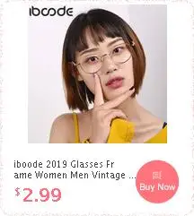 Iboode очки из ПВХ Чехлы Сверхлегкие переносные очки близорукие очки и очки для чтения и солнцезащитные очки Кнопка коробка аксессуары для очков
